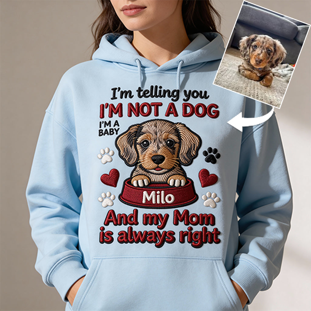 T-shirt personnalisé « Love Dog » avec un chien