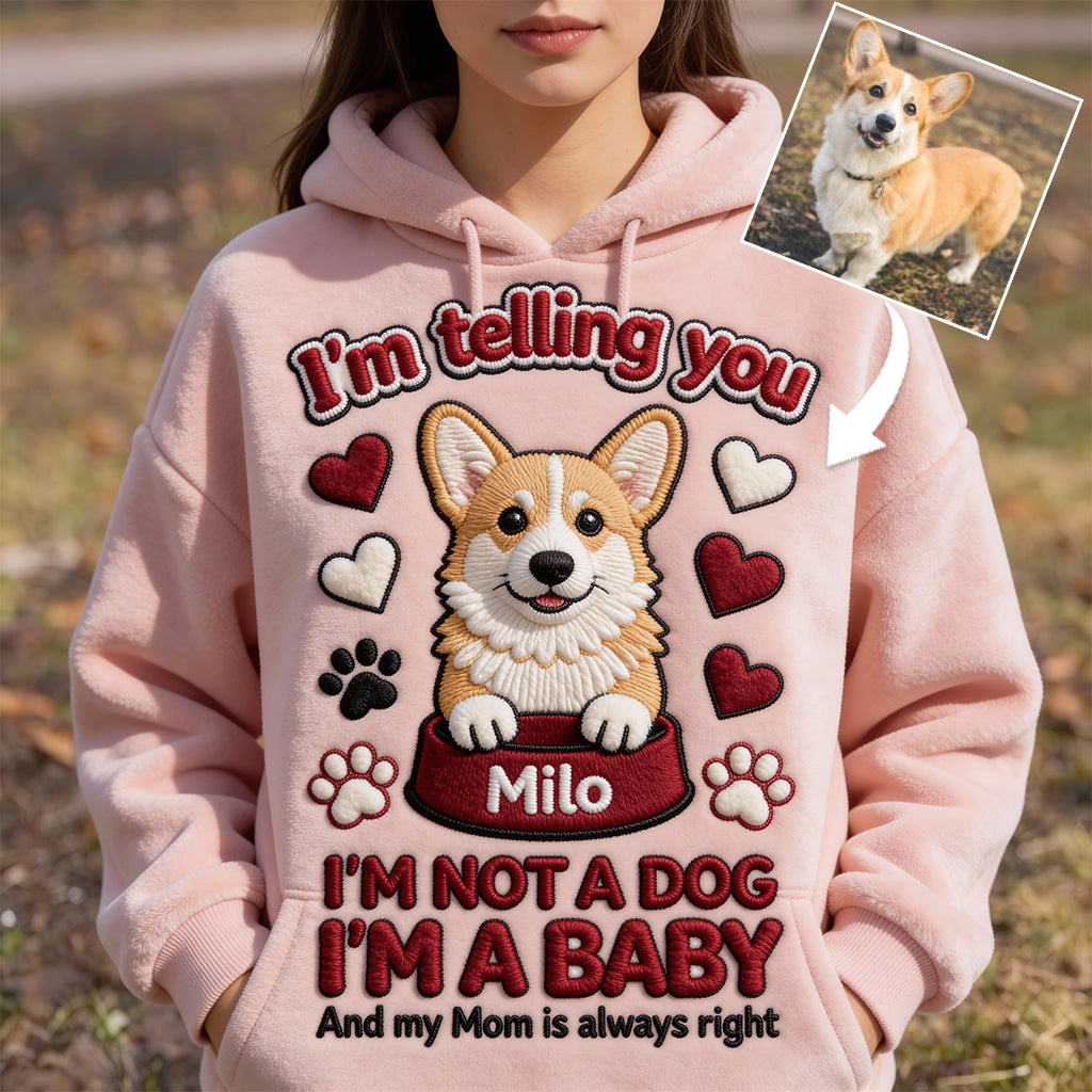 T-shirt personnalisé « Love Dog » avec un chien
