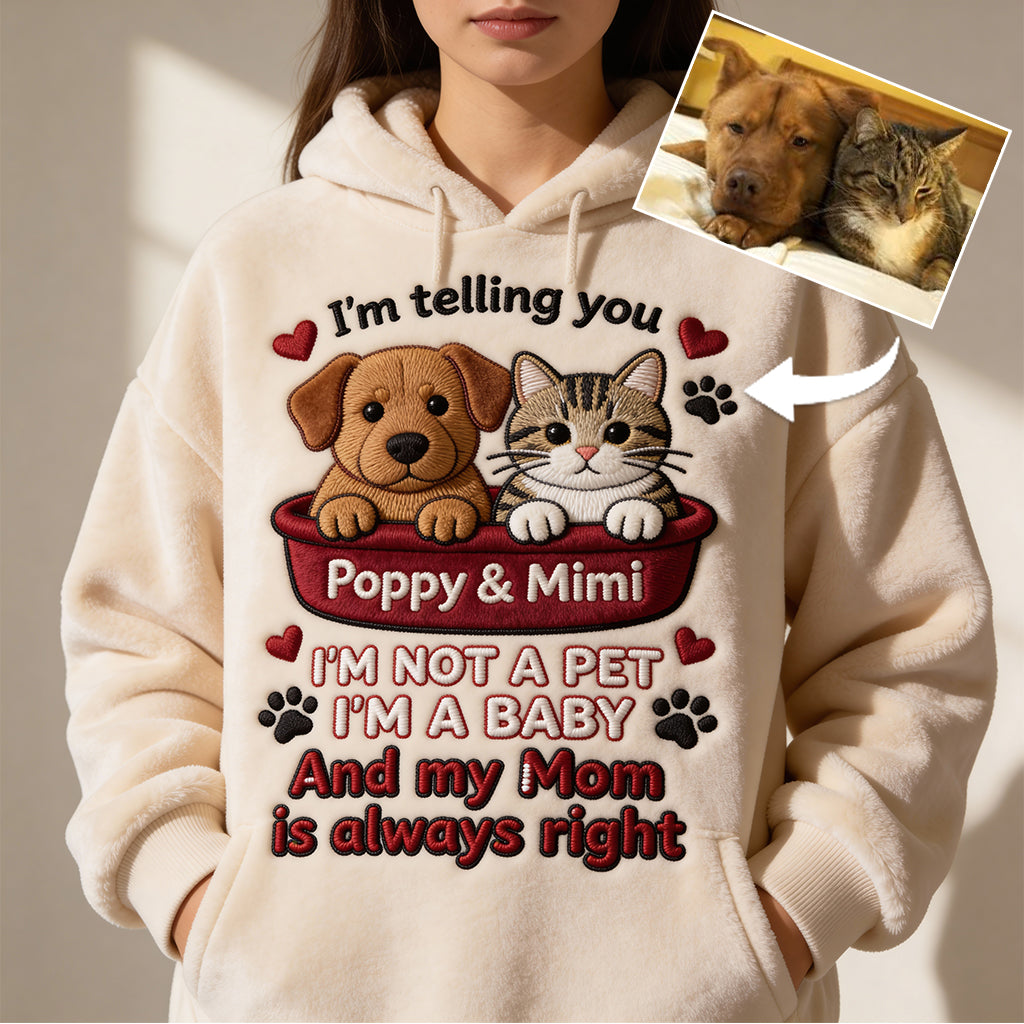 T-shirt personnalisé « Love Dog » avec un chien