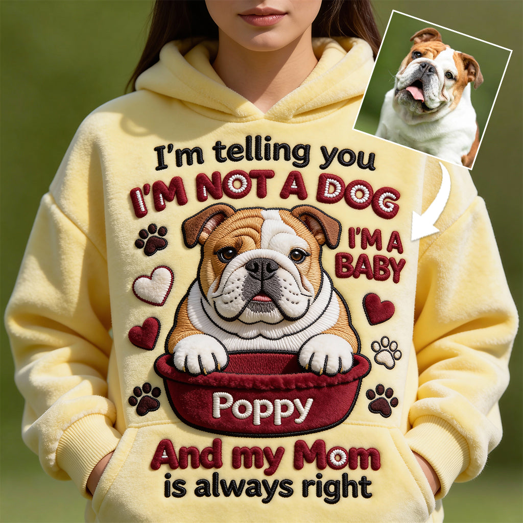 T-shirt personnalisé « Love Dog » avec un chien
