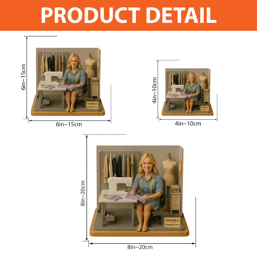 Figurine personnalisée à partir d'une photo - Plaque acrylique personnalisée en forme sur mesure