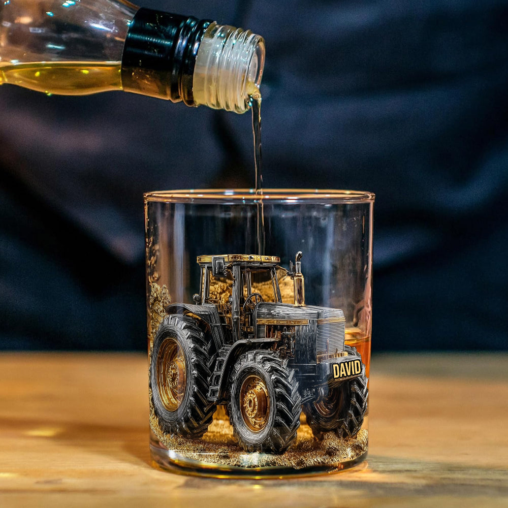 Coffret carafe à whisky personnalisée « Fermier costaud »
