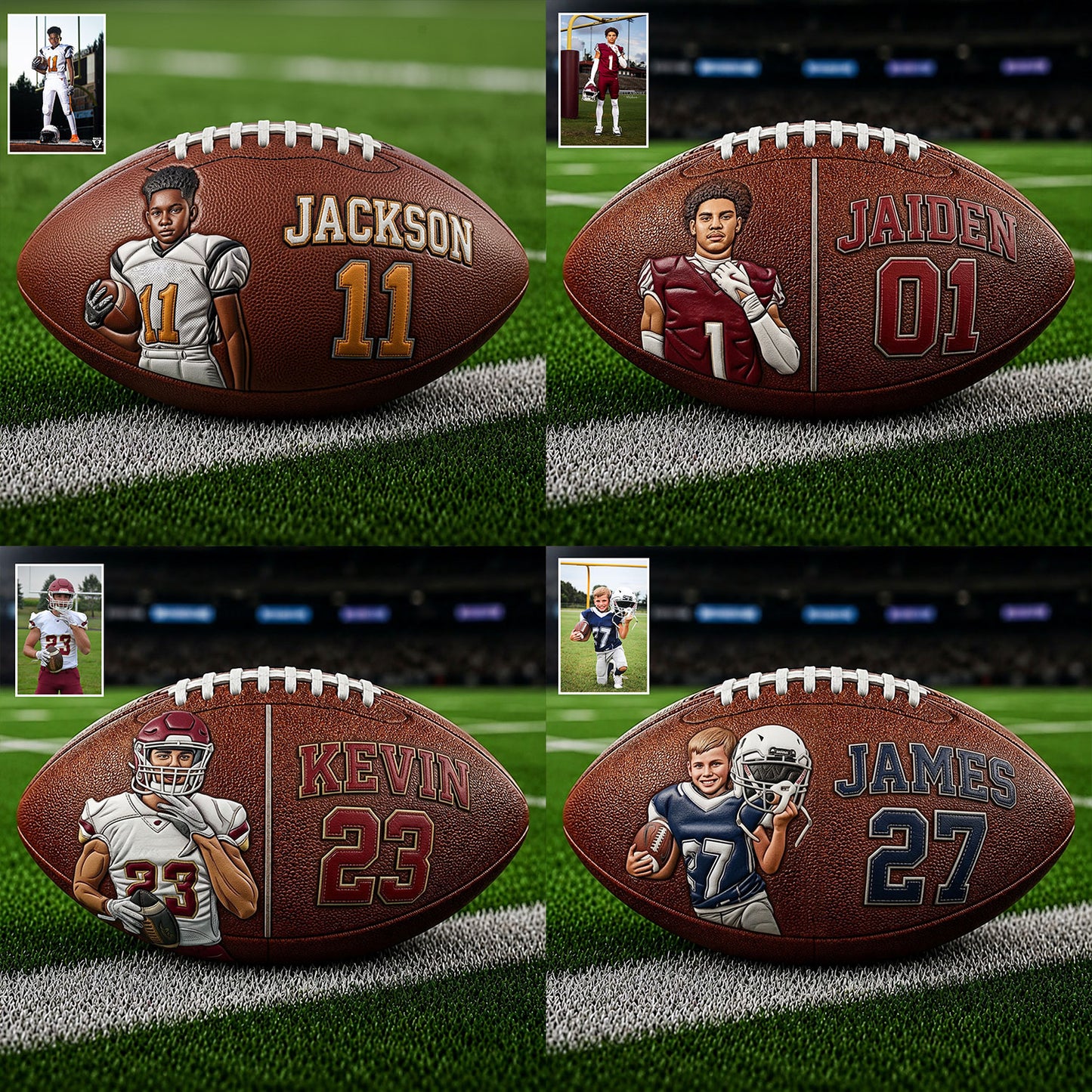 Any Photo Love Football - Personalisierter Fußball Multi-Sport Ball