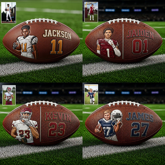 Any Photo Love Football - Personalisierter Fußball Multi-Sport Ball