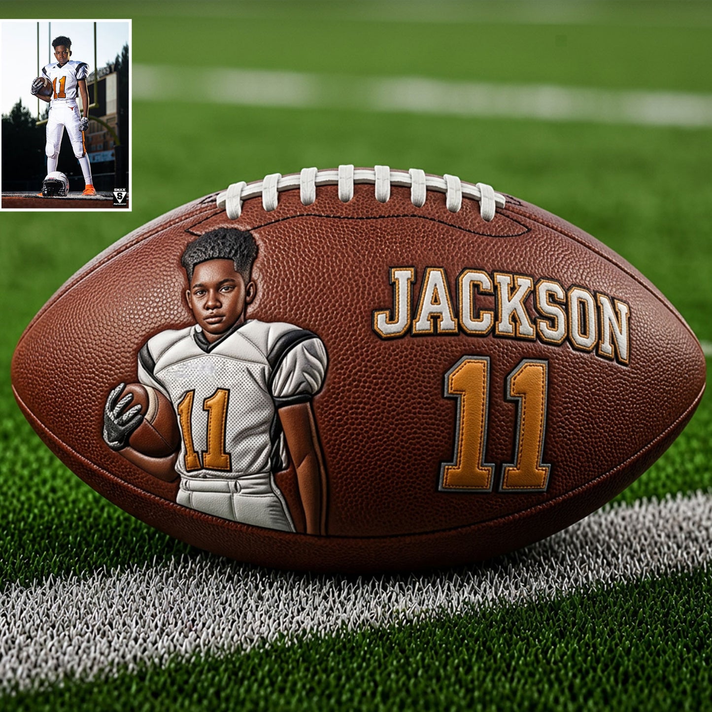 Any Photo Love Football - Personalisierter Fußball Multi-Sport Ball