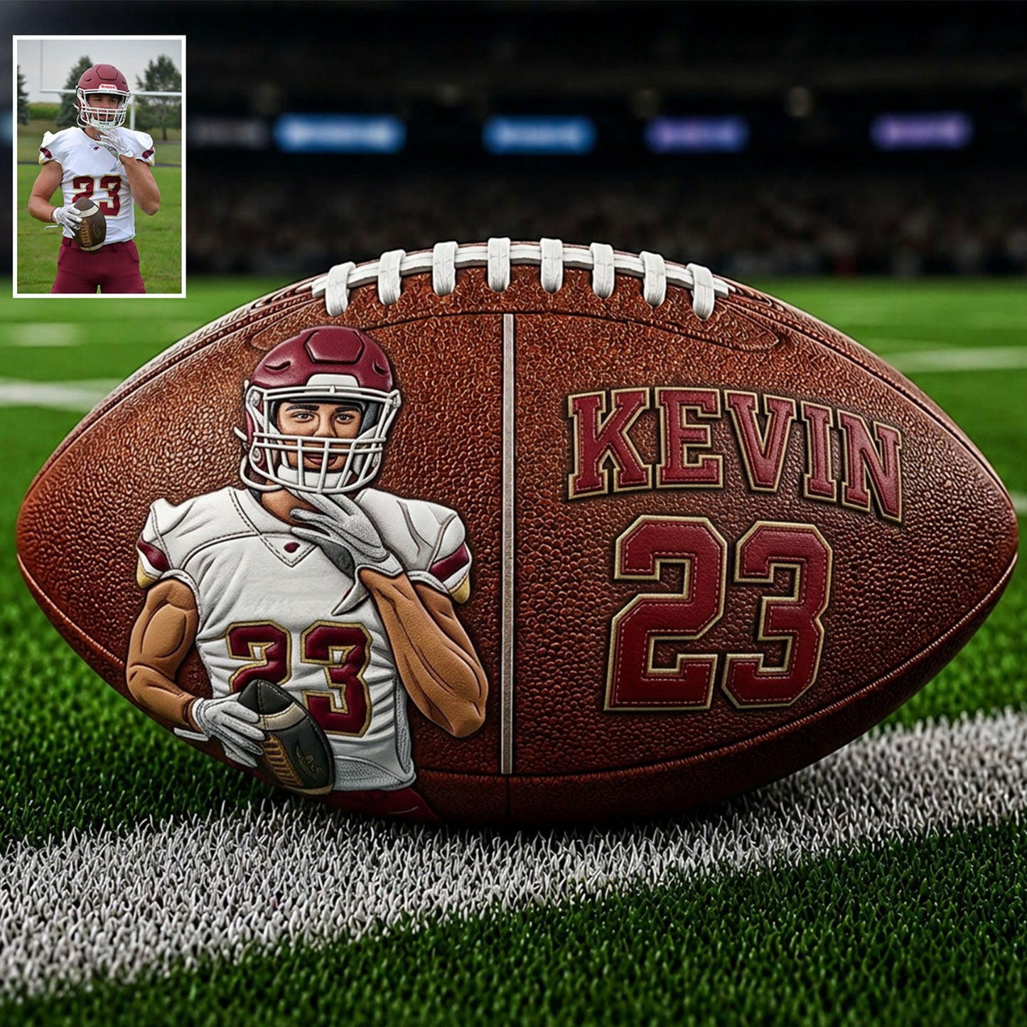 Any Photo Love Football - Personalisierter Fußball Multi-Sport Ball
