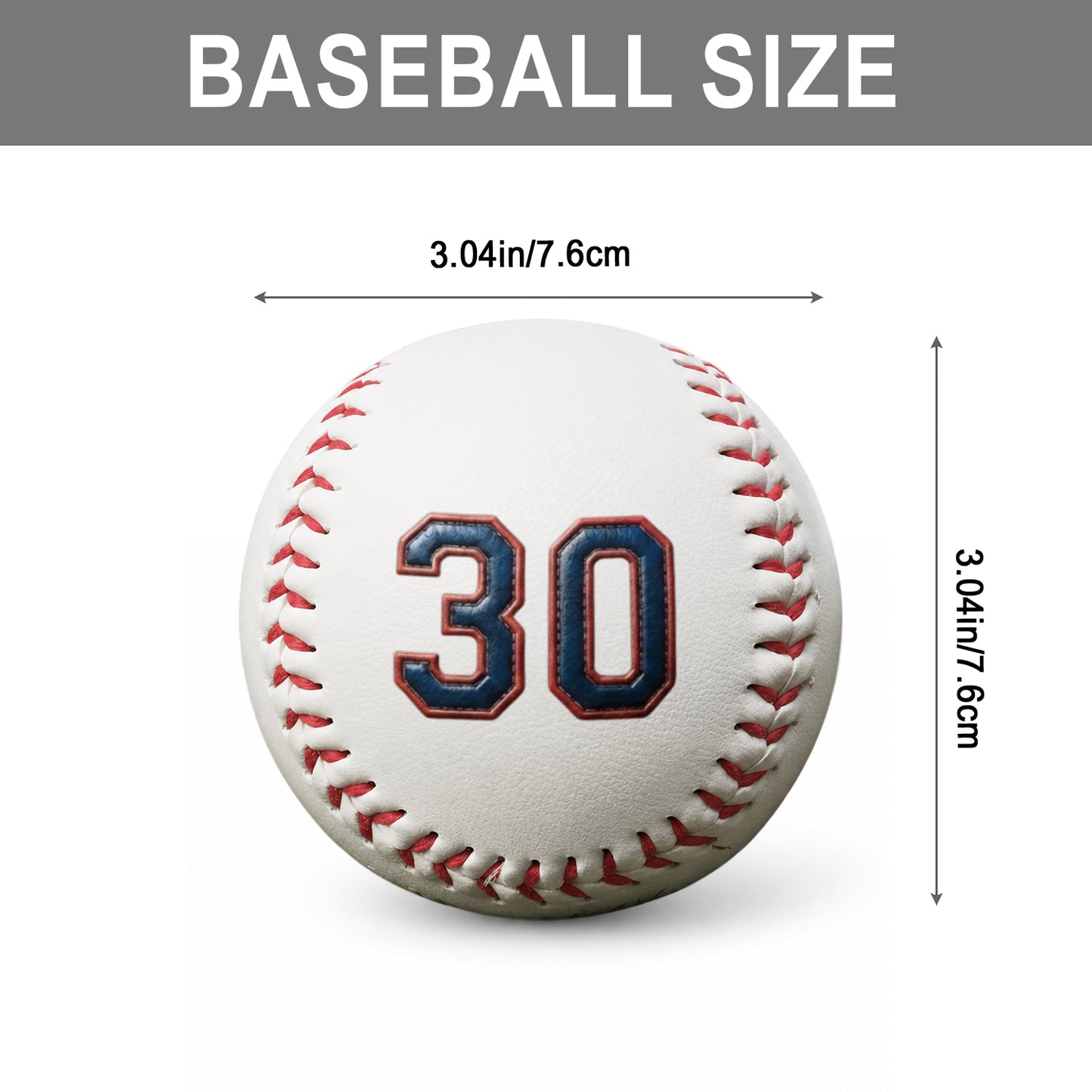 Any Photo Love Baseball - Personalized Baseball Multi-Sport Ball