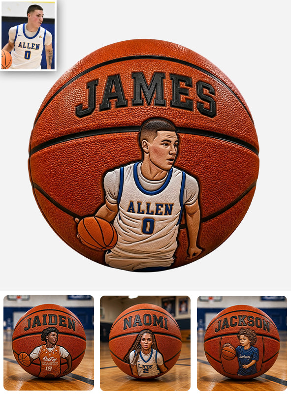 Personalisierter Basketball - Any Photo Love Basketball Multi-Sport Ball