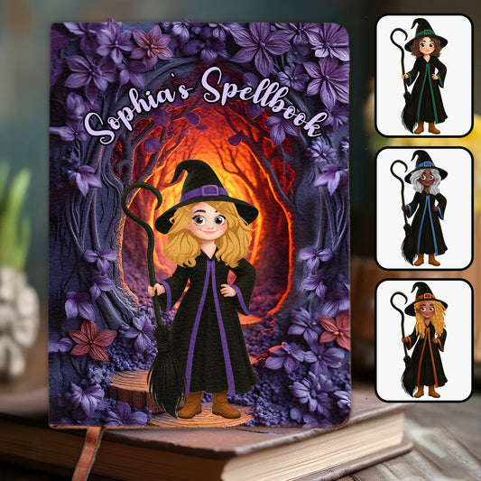 Witchcraft Book - Personalized Witch Leather Journal