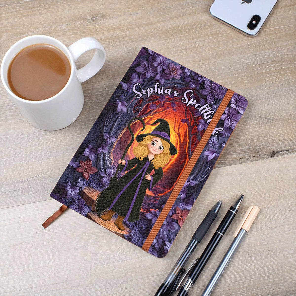 Witchcraft Book - Personalized Witch Leather Journal