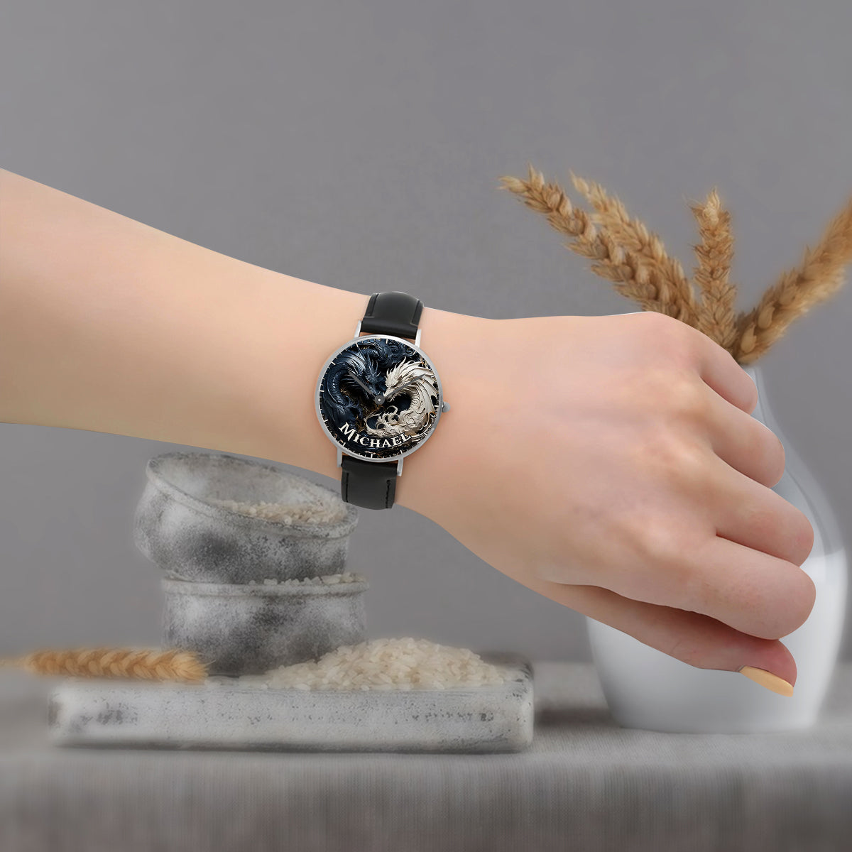 Shadow & Light - Montre Dragon personnalisée