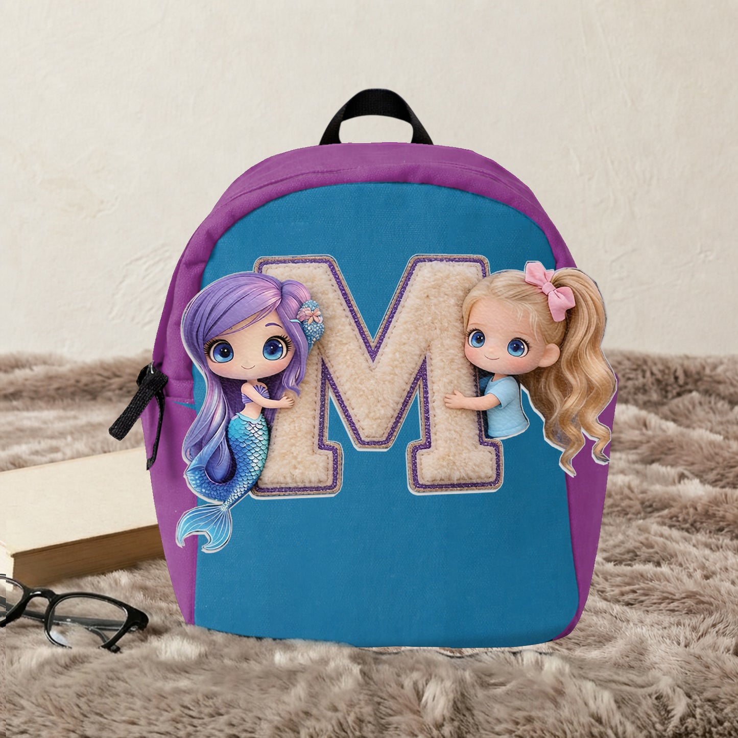 Bonjour Été - Sac à Dos en Cuir Personnalisable pour Enfants