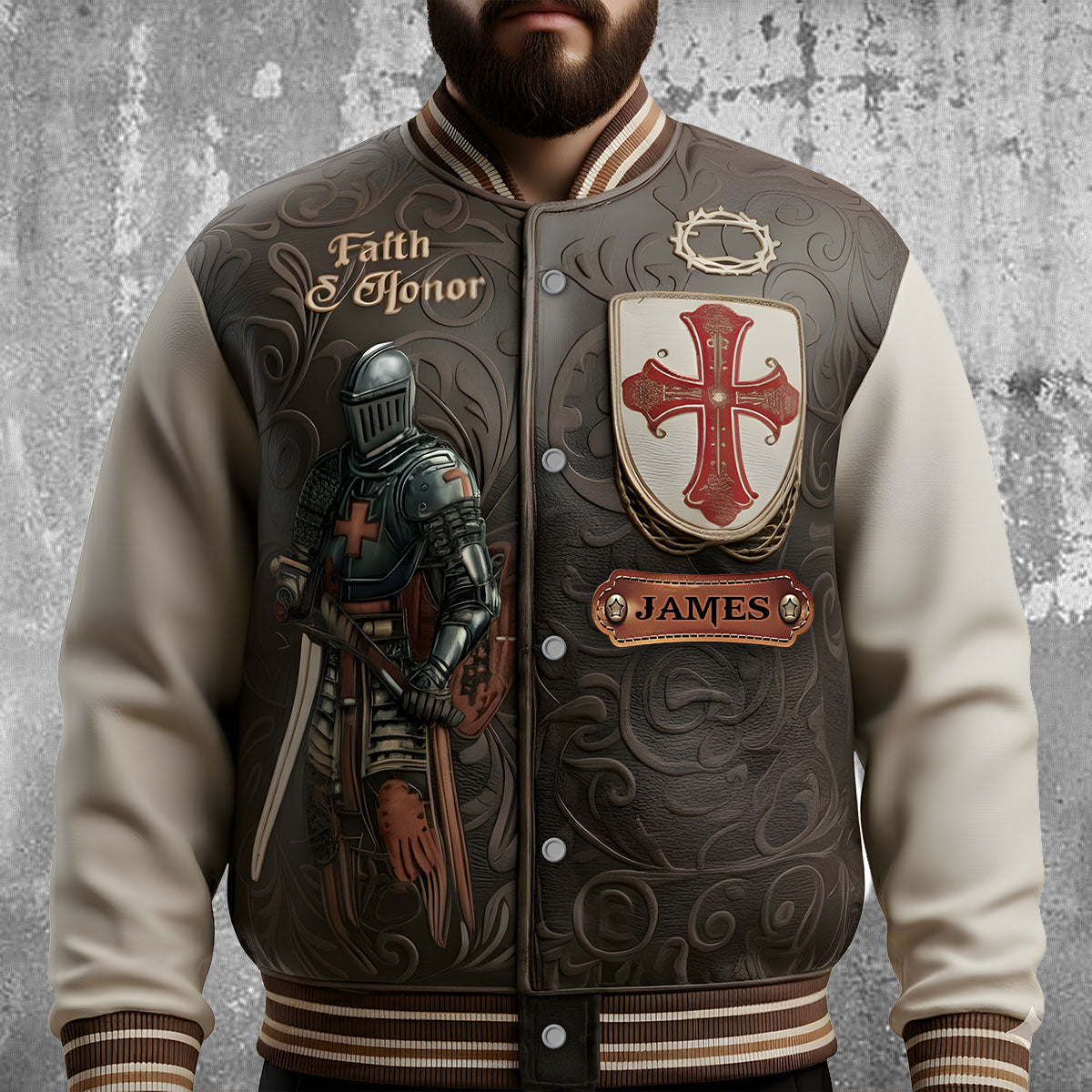Amour de Dieu - Veste universitaire chrétienne personnalisée