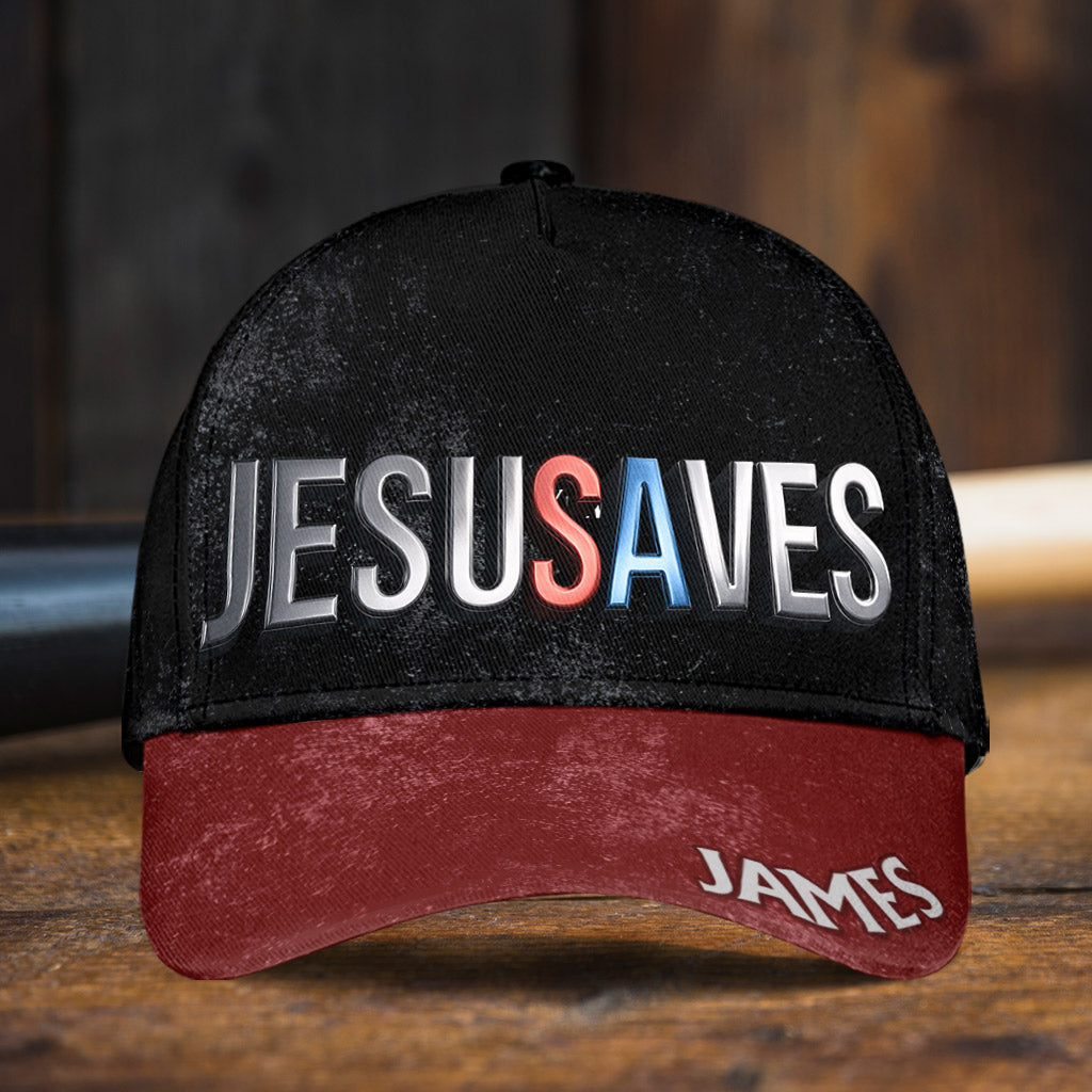Jesusaves - Casquette chrétienne classique personnalisée