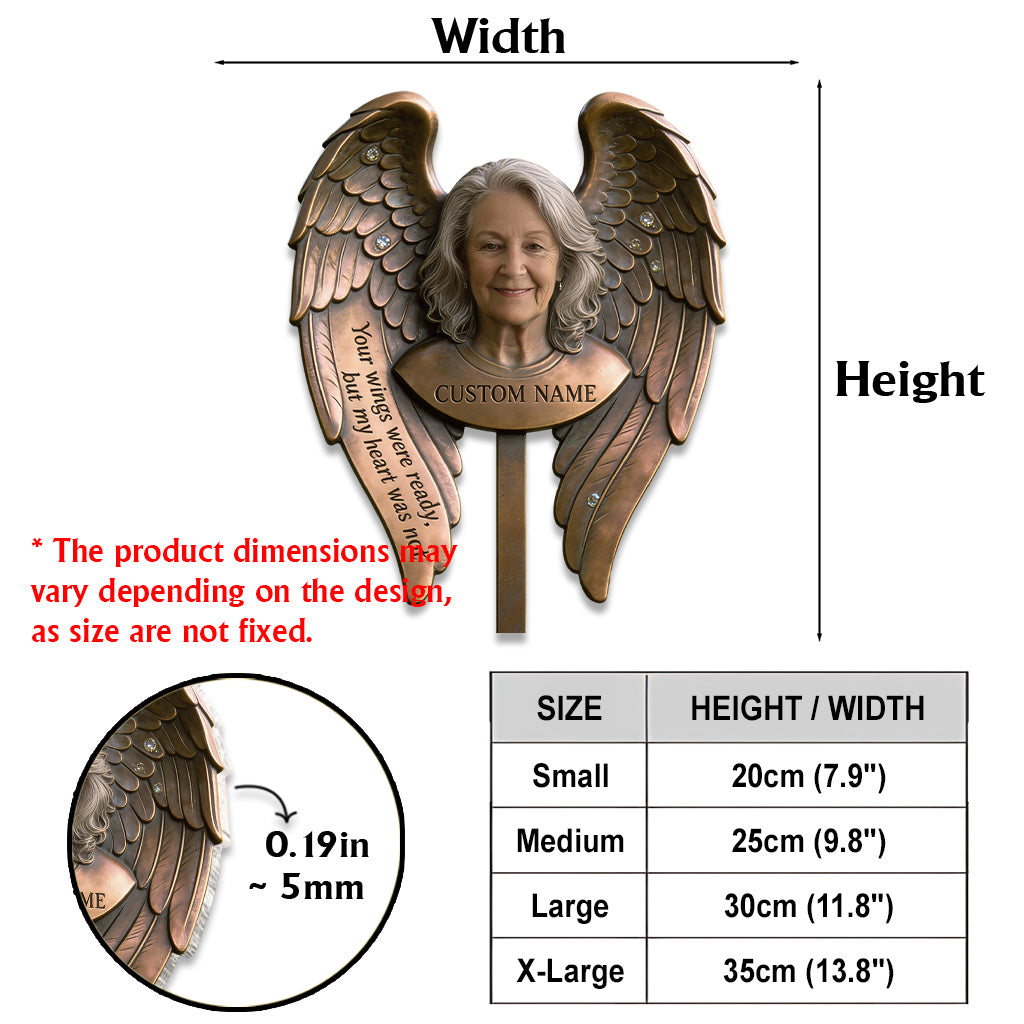 Always On Our Minds - Personalized Memorial Acrylic Garden Sign/ Acrylic Plaque Sign