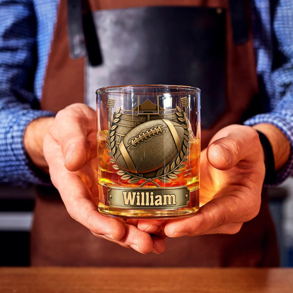 Victory Sip – Personalisiertes Fußball-Whiskyglas