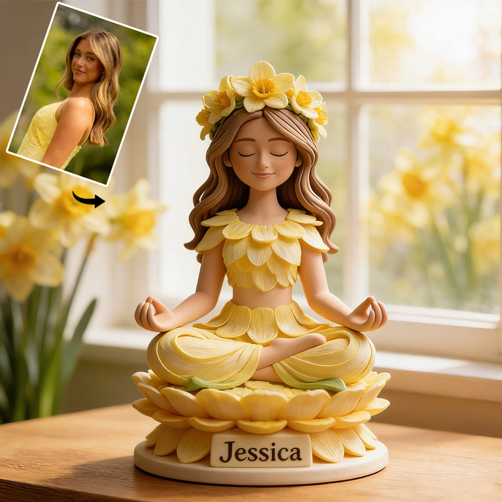 Any Photo Namaste - Personalized Yoga Custom Shaped Acrylic Plaque