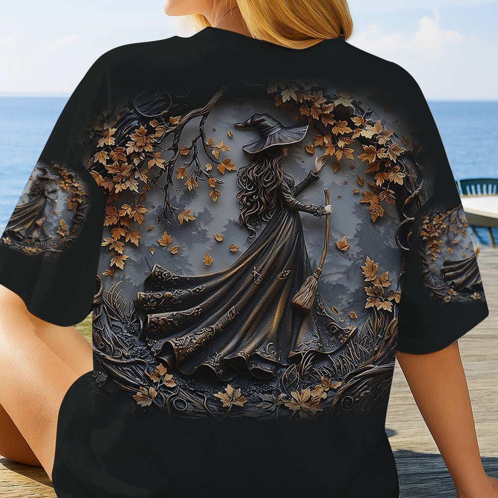 Black Witch - Personalized Witch All Over Shirt