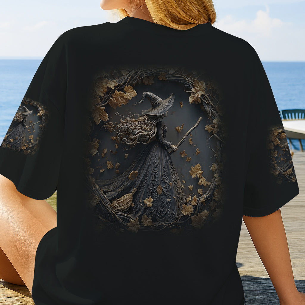 Black Witch - Personalized Witch All Over Shirt