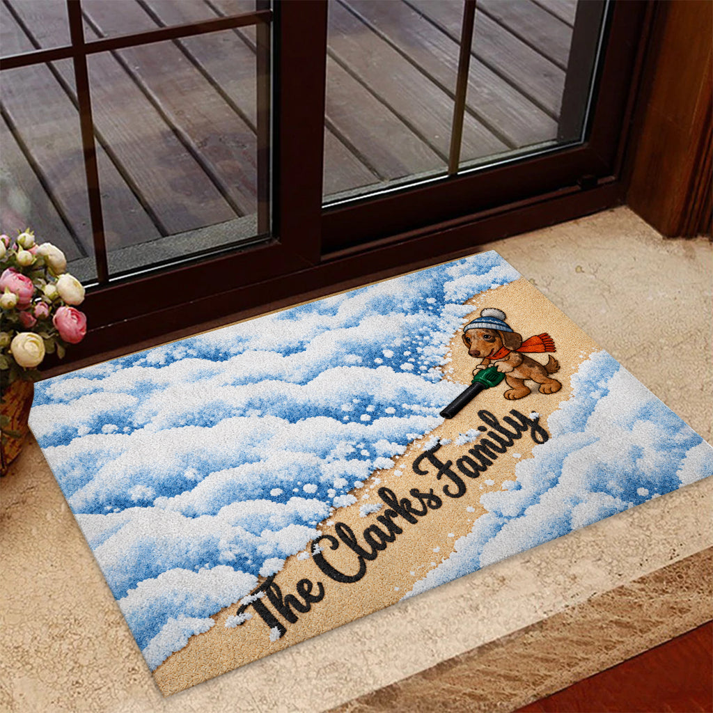 Tapis de Chien Chat Personnalisé - Tapis d'Entrée
