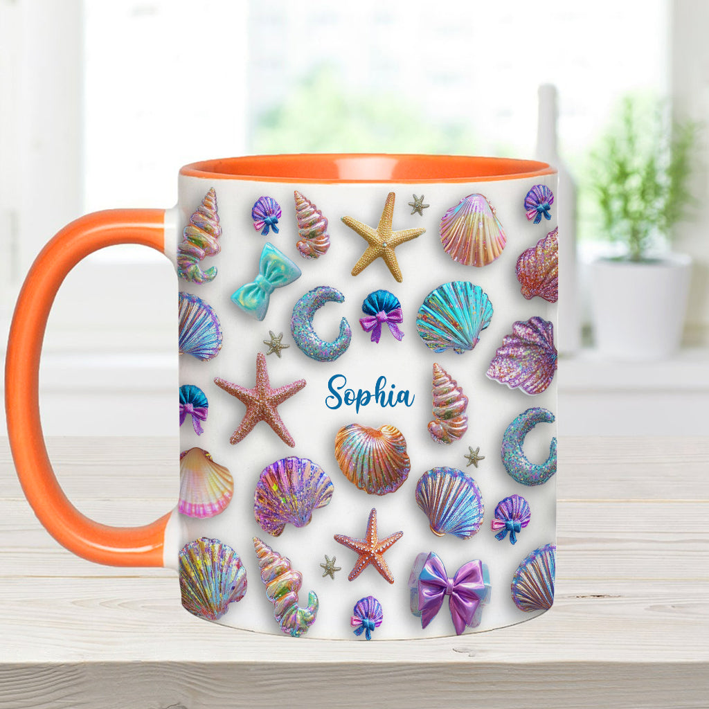 Petite plage salée - Mug personnalisé pour les amoureux de la mer