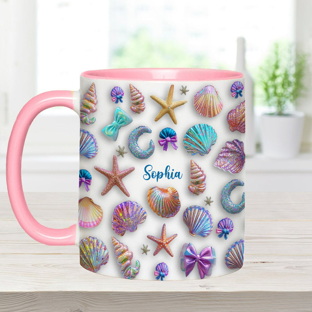 Petite plage salée - Mug personnalisé pour les amoureux de la mer