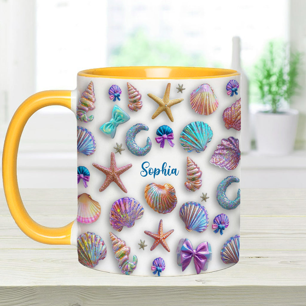 Petite plage salée - Mug personnalisé pour les amoureux de la mer