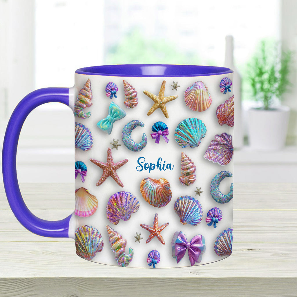 Petite plage salée - Mug personnalisé pour les amoureux de la mer