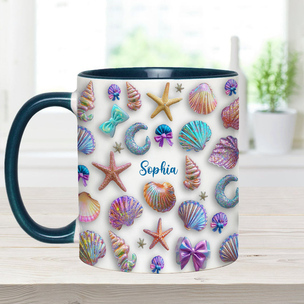 Petite plage salée - Mug personnalisé pour les amoureux de la mer