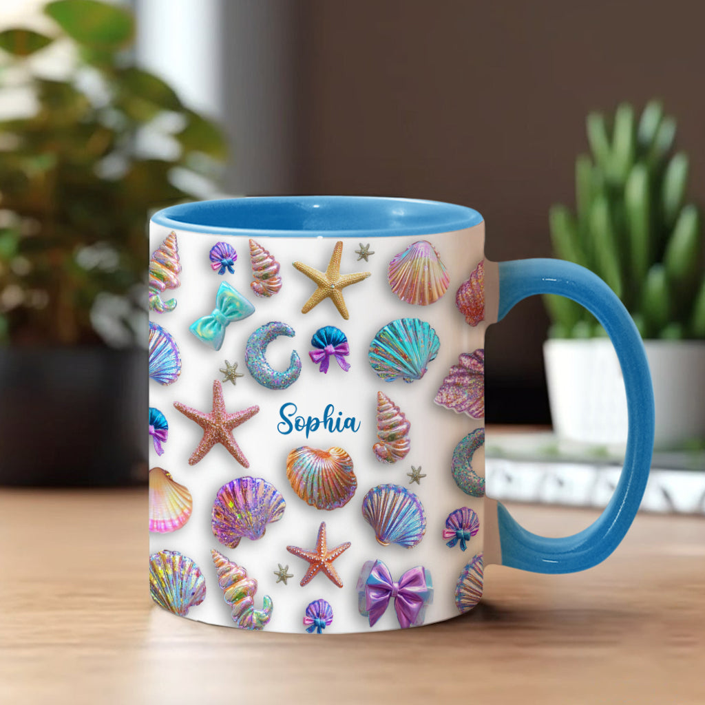 Petite plage salée - Mug personnalisé pour les amoureux de la mer