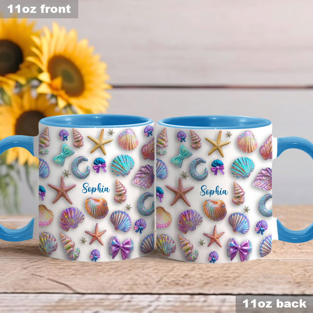 Petite plage salée - Mug personnalisé pour les amoureux de la mer