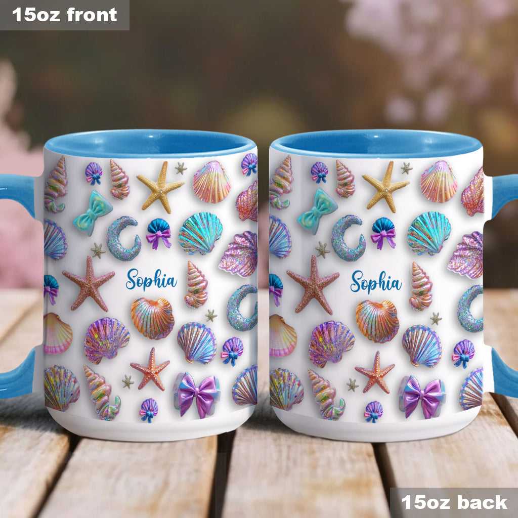Petite plage salée - Mug personnalisé pour les amoureux de la mer