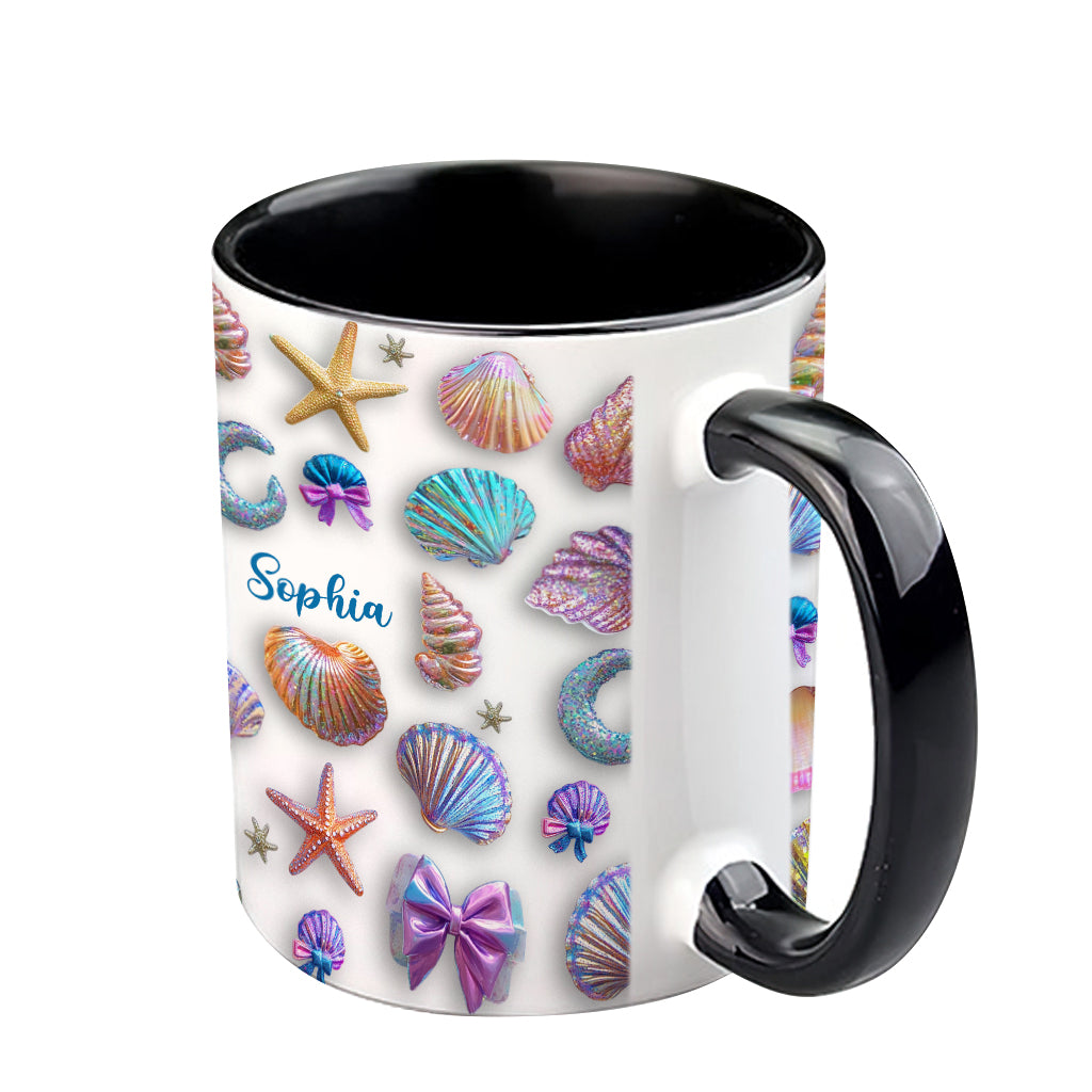 Petite plage salée - Mug personnalisé pour les amoureux de la mer