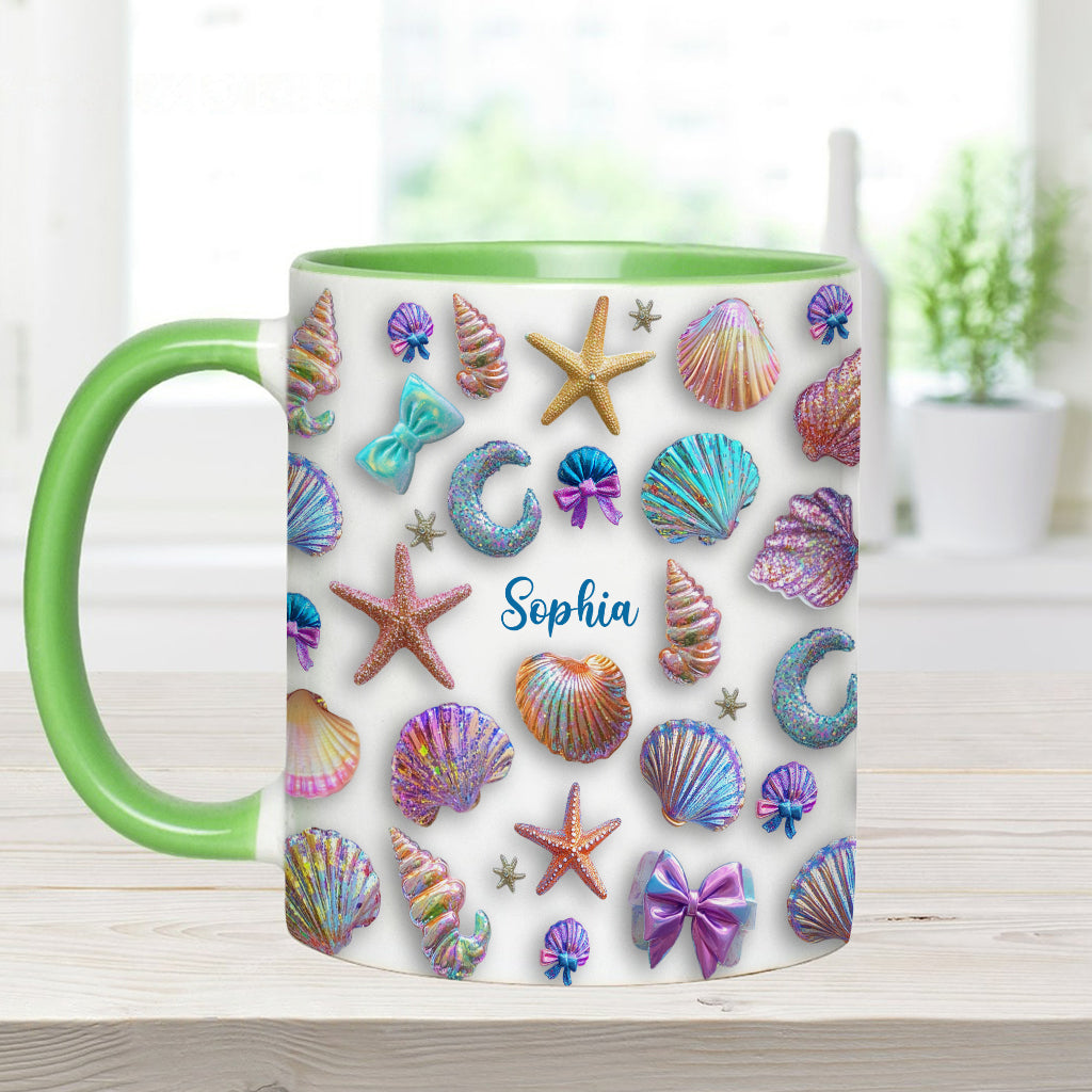 Petite plage salée - Mug personnalisé pour les amoureux de la mer