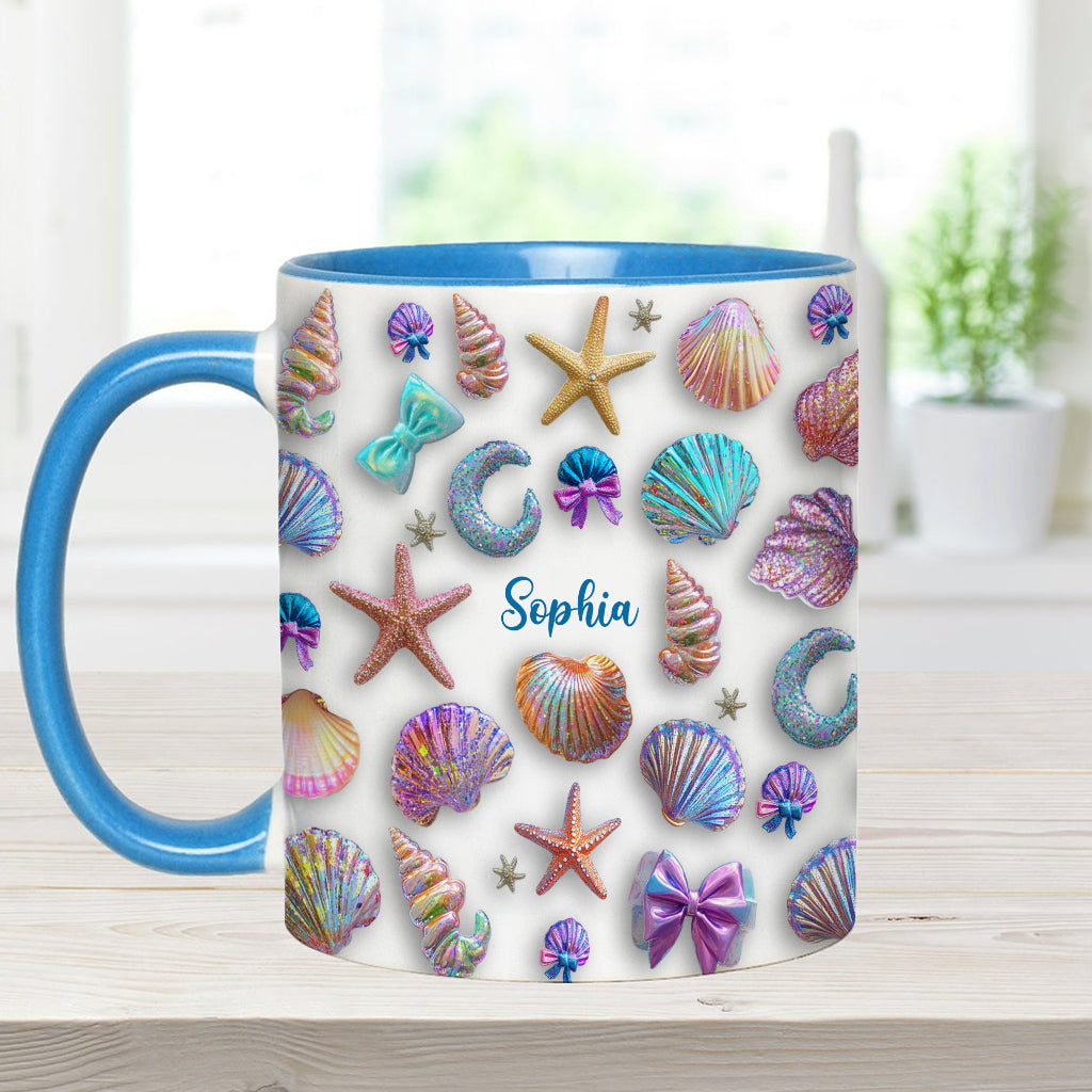 Petite plage salée - Mug personnalisé pour les amoureux de la mer