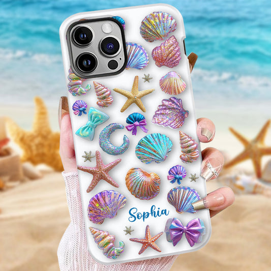 Salty Lil' Beach - Personalized Sea Lover Full Print Phone Case
