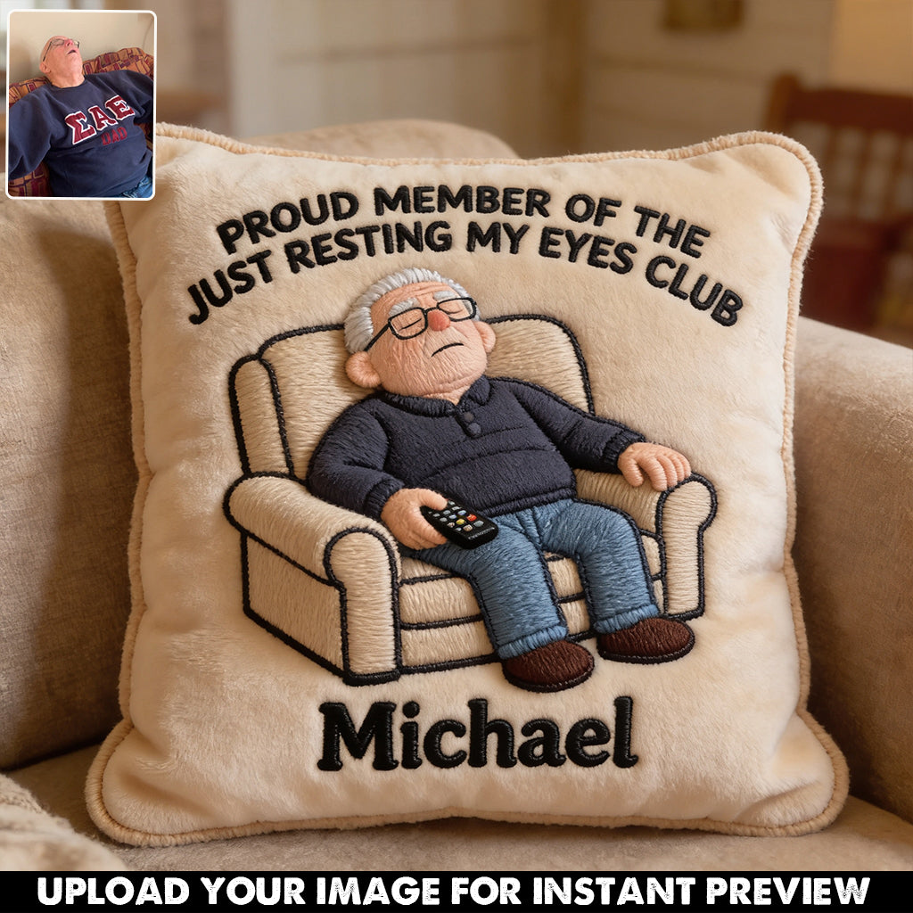 Lustiges Geschenk für Papa, Vatertagsgeschenk - Personalisierbares Premium Kunstfellkissen