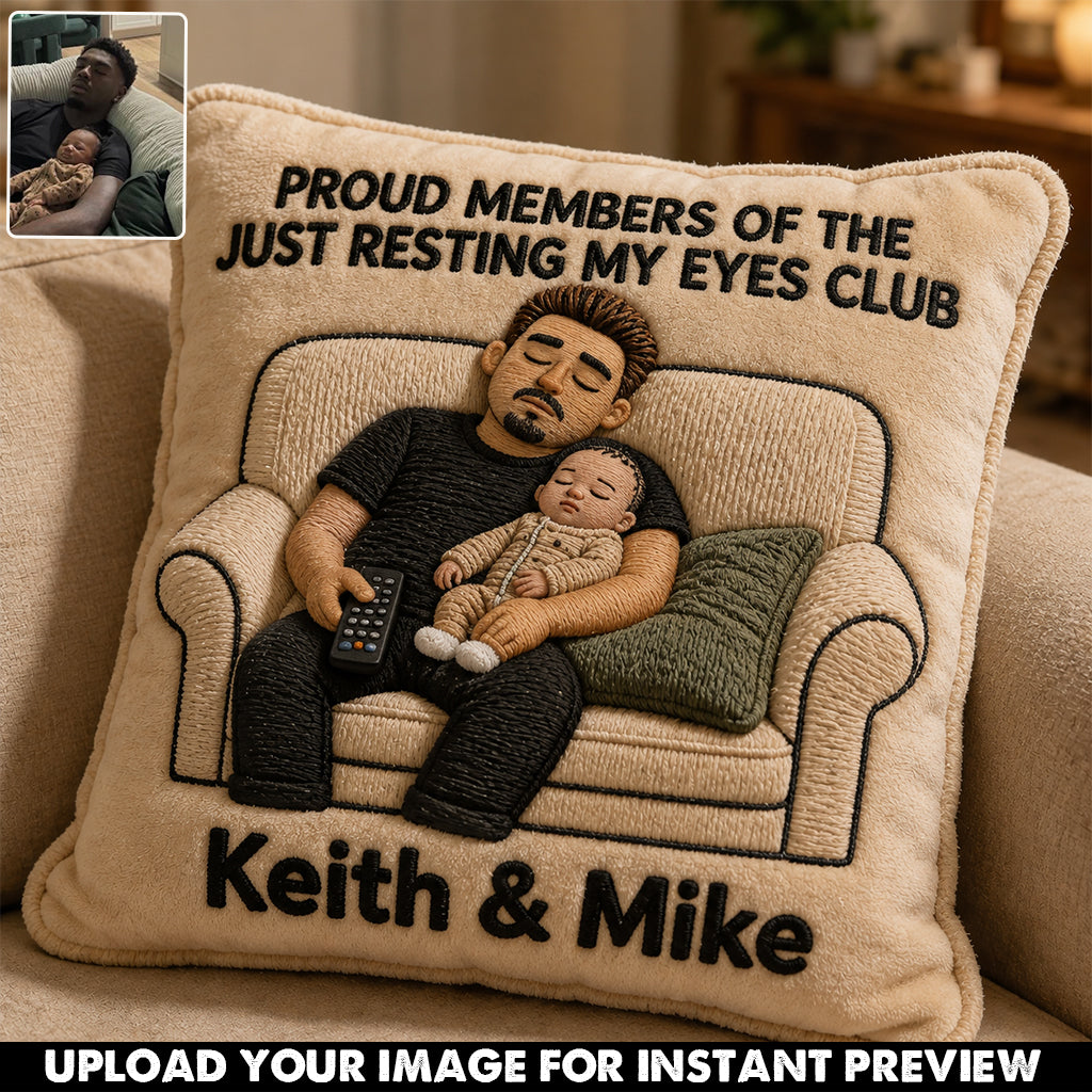 Lustiges Geschenk für Papa, Vatertagsgeschenk - Personalisierbares Premium Kunstfellkissen