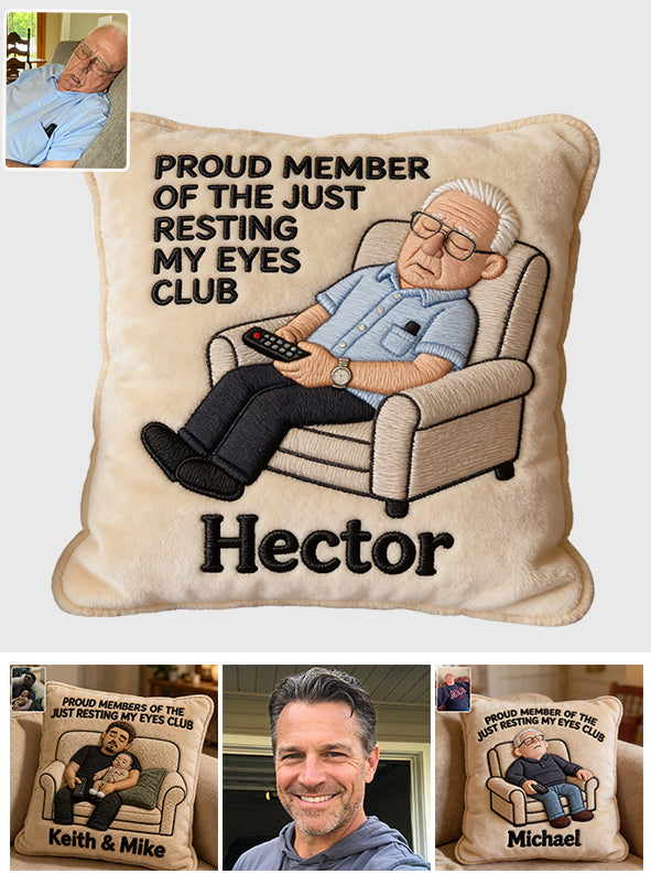 Lustiges Geschenk für Papa, Vatertagsgeschenk - Personalisierbares Premium Kunstfellkissen