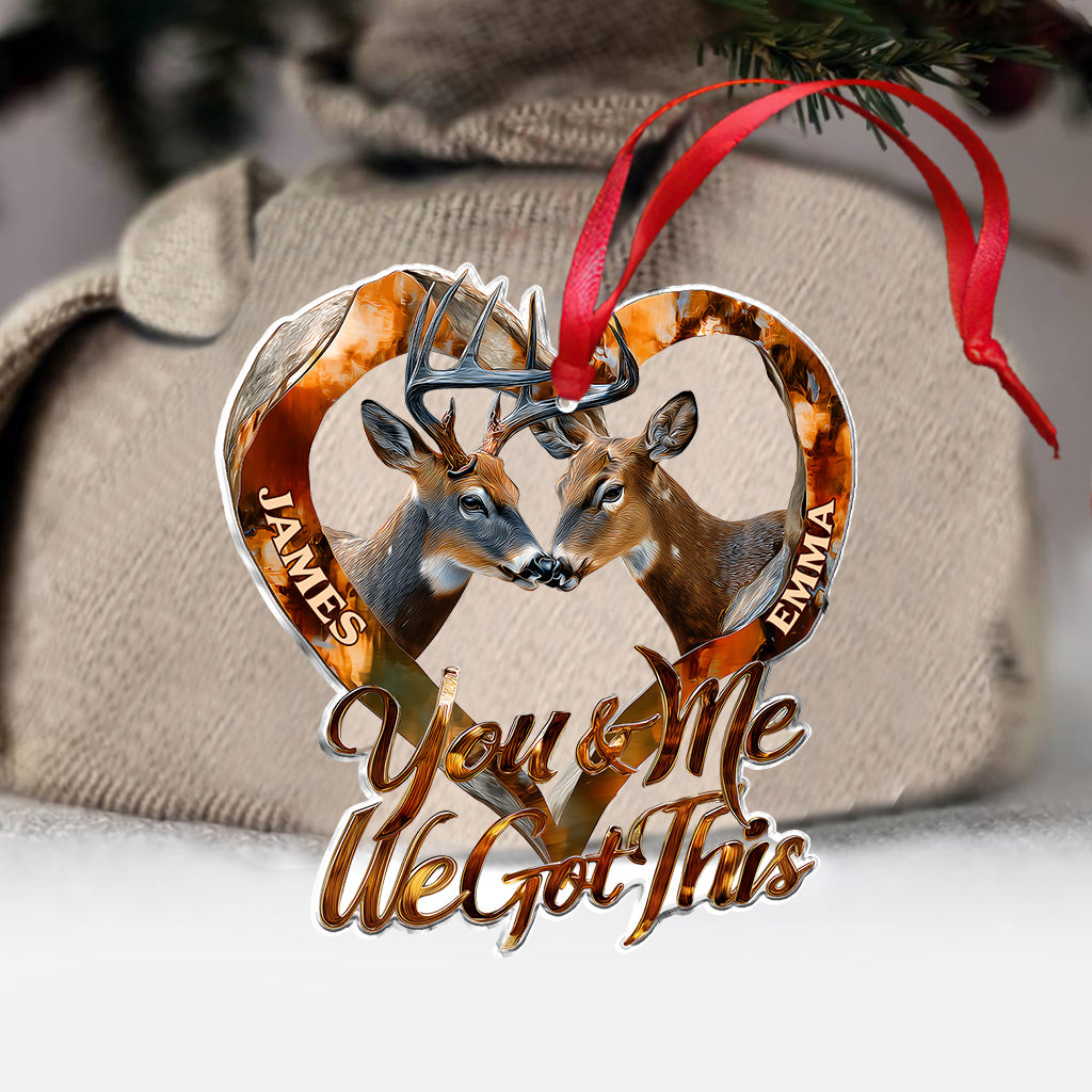 Ensemble pour toujours - Ornement de chasse personnalisé