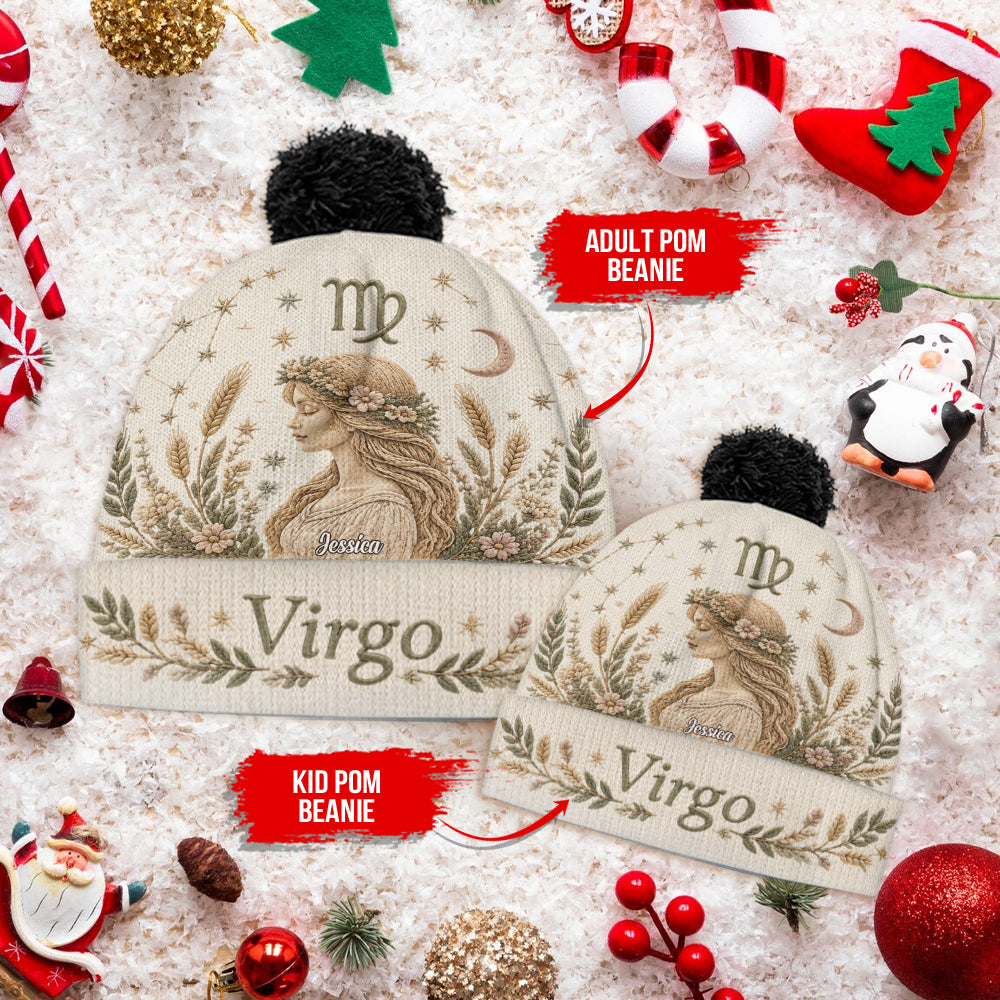 Zodiac Sign - Personalized Horoscope Beanie Hat