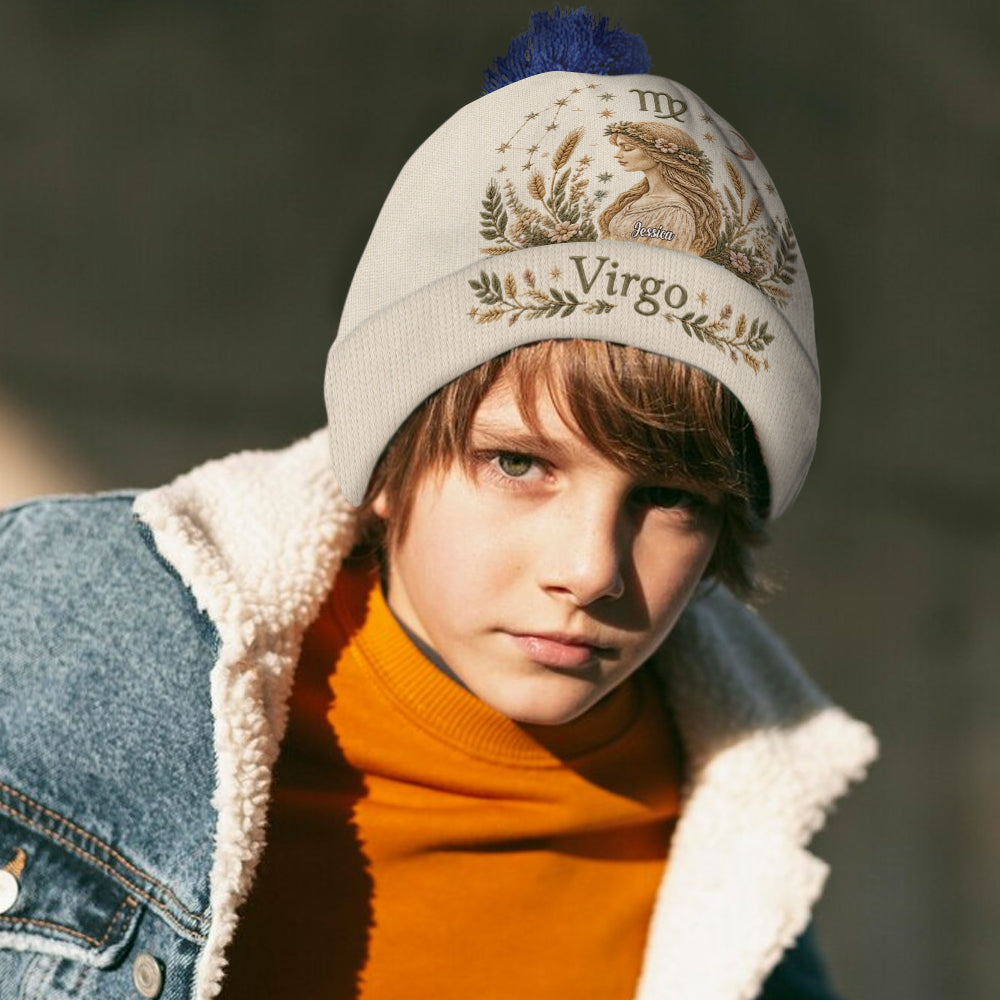 Zodiac Sign - Personalized Horoscope Beanie Hat