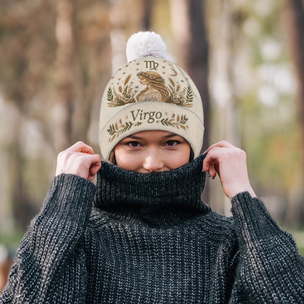 Zodiac Sign - Personalized Horoscope Beanie Hat