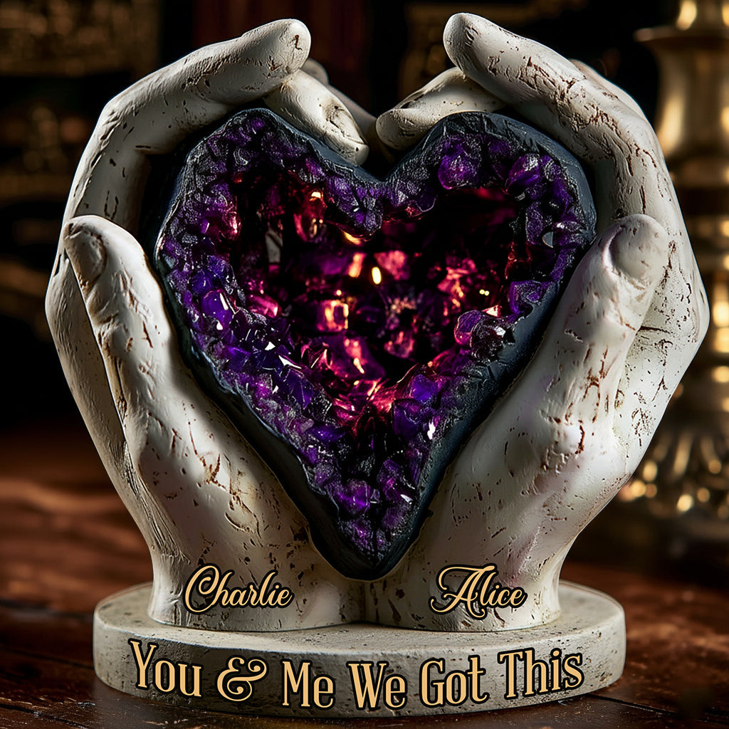 We Got This - Personalized Couple Custom Shaped Acrylic Plaque