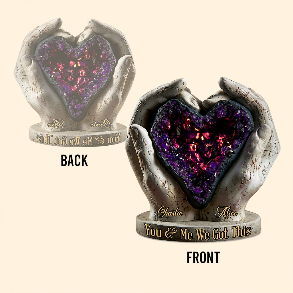 We Got This - Personalized Couple Custom Shaped Acrylic Plaque