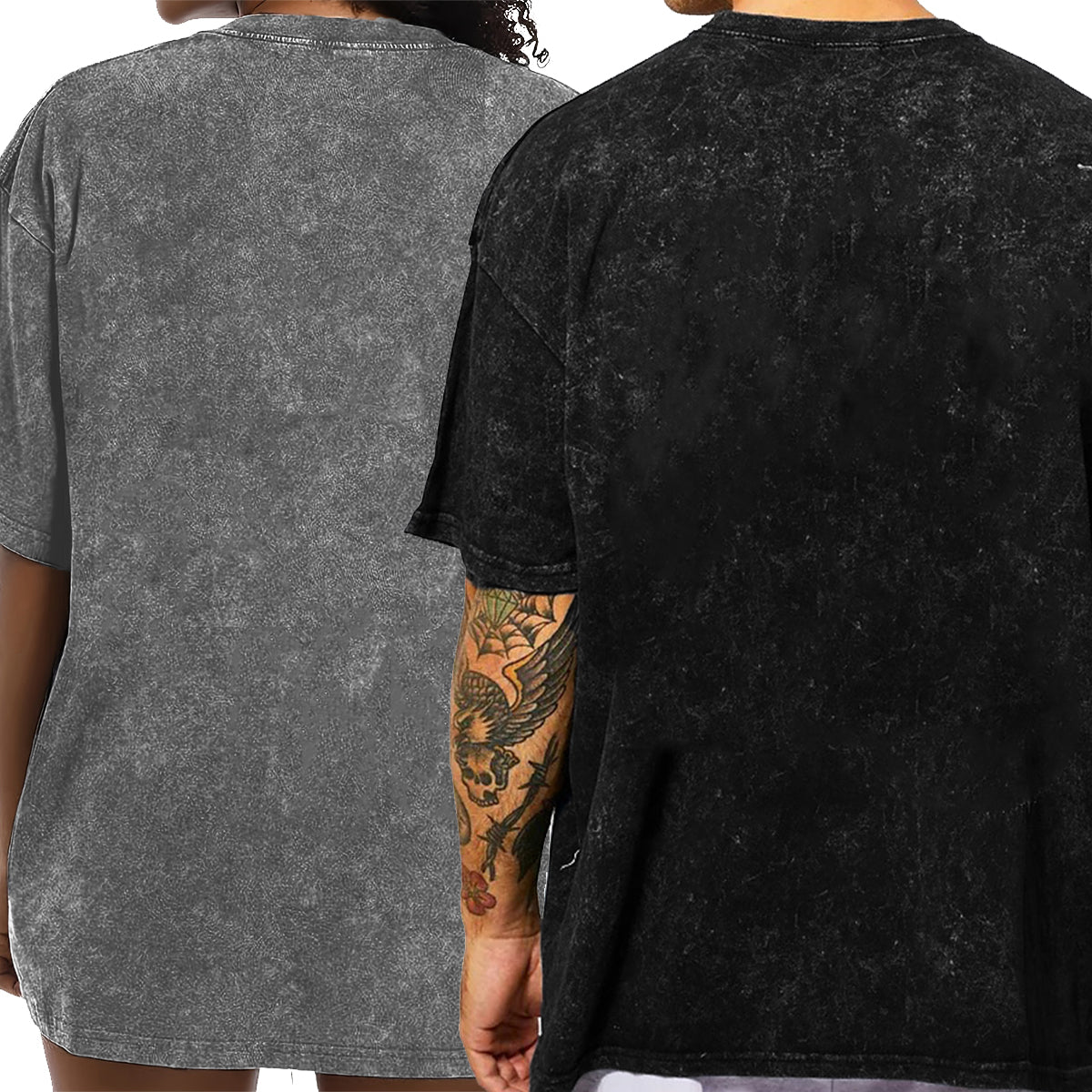 Vintage Map Papa Title - Personalized Father Wash T-shirt