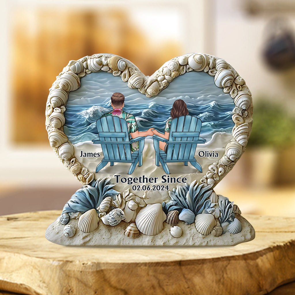 Together Since - Personalized Couple Custom Shaped Acrylic Plaque