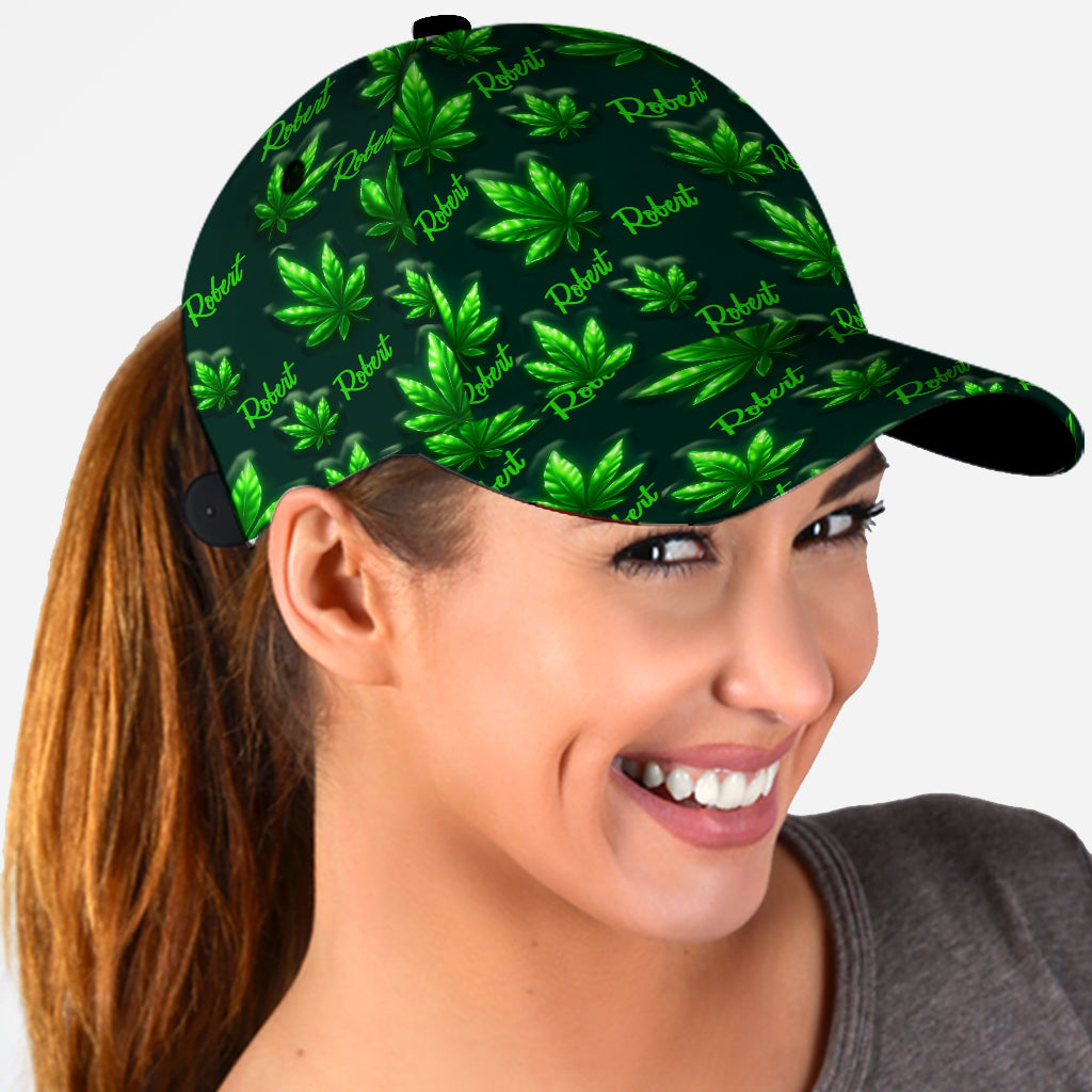 Lass uns high werden – Personalisierte Weed Classic Cap