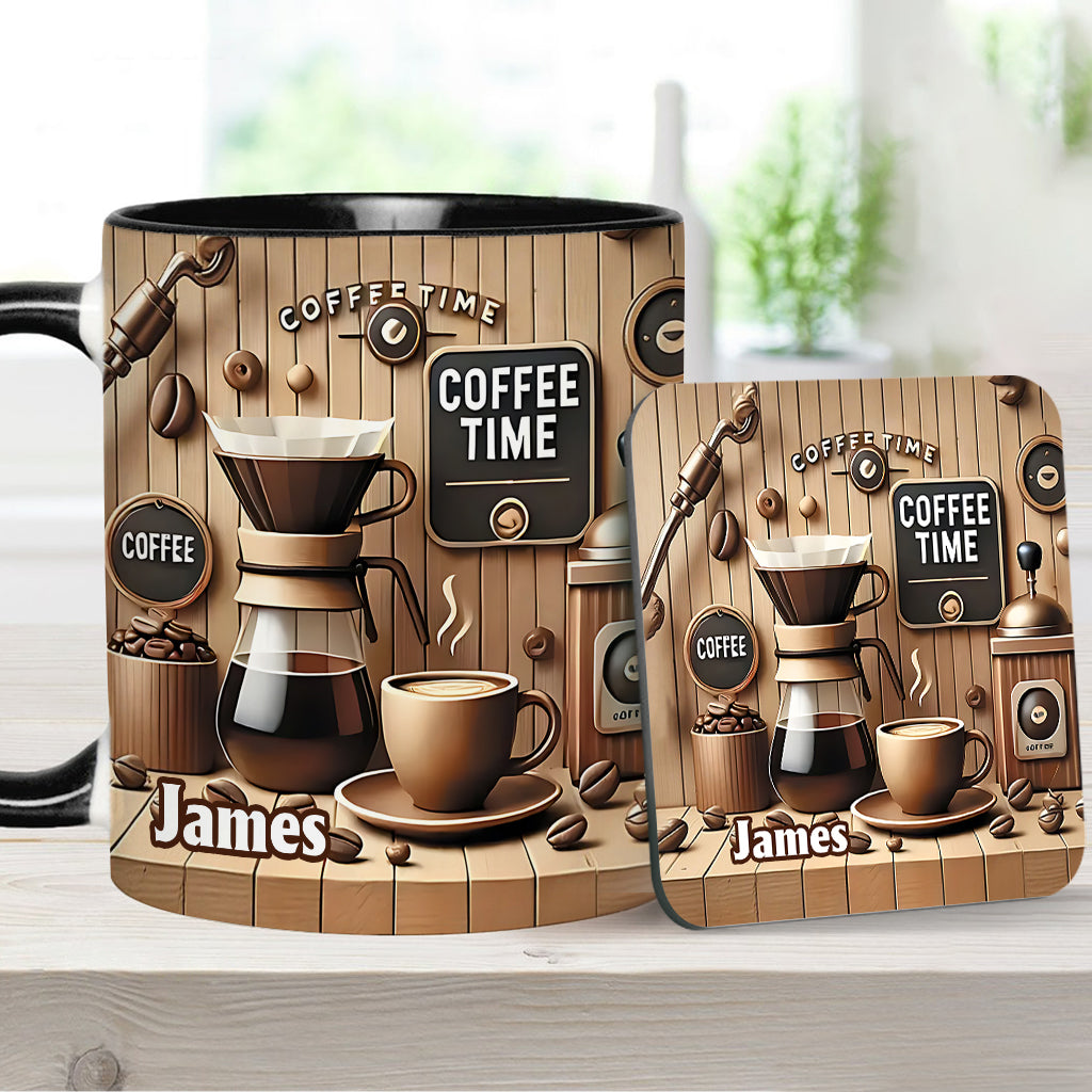 Kaffeezeit – Personalisierte Kaffeetasse