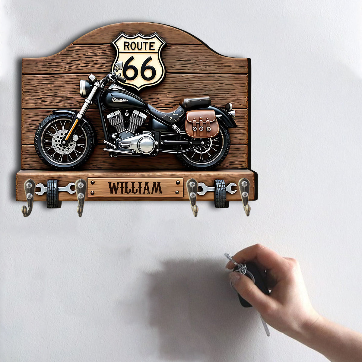 Motorrad - Personalisierter, individuell geformter Hängeträger für Biker